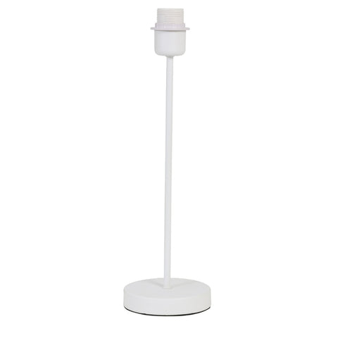 Lámpara de mesa blanca mate, lámpara de mesa de 45 cm de altura.