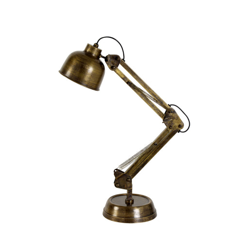 Schreibtischleuchte Antik Messing Ø17x H60cm
