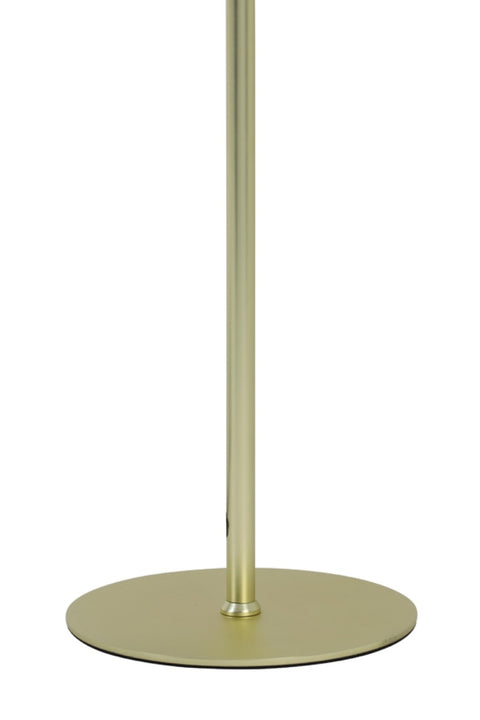 Table lamp round matt gold table lamp height 46cm