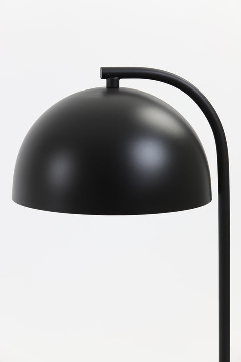 Retro Tischlampe Metall Matt Schwarz Tischleuchte