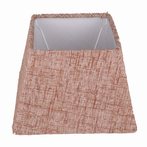 Lampenschirme Viereckig Leinen Beige
