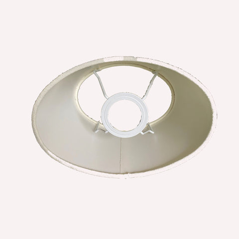 Lampshade for table lamp in oval linen Arizona egg white bedside lamp wall lamp