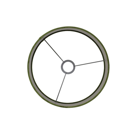 Pantalla cilíndrica de lino y terciopelo verde para lámpara de pie, lámpara colgante, lámpara de mesa 20-20-15