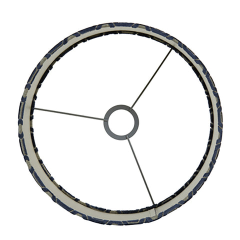 Pantalla cilíndrica de terciopelo azul oscuro topo para lámpara de mesa, lámpara colgante, lámpara de pie 30-30-21