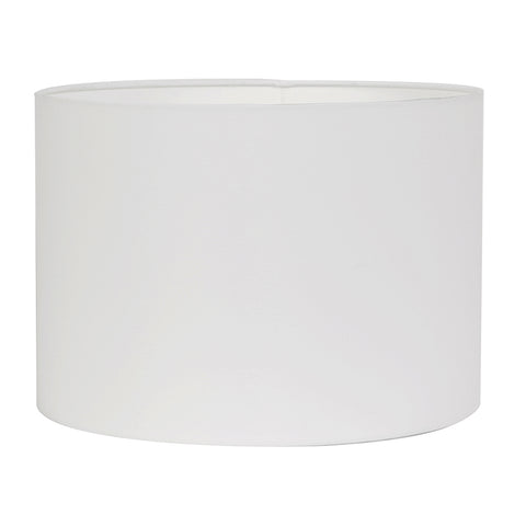 Pantalla para lámpara de mesa cilíndrica de polialgodón blanca, lámpara de mesa, lámpara de pie, 35-35-30