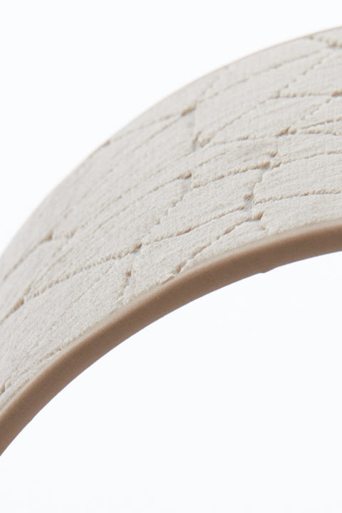 Lampenschirm Zylinder Textil Samt-Optik in Beige Taupe Tischleuchte Hängeleuchte Standleuchte 25-25-18cm