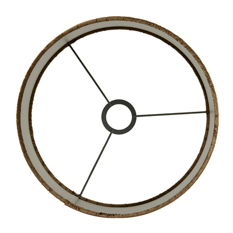 Pantalla cilíndrica de terciopelo marrón con relieve de cocodrilo para lámpara de sobremesa 30-30-21