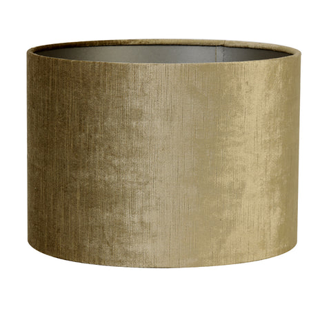 Lampshade in cylinder velour gold bronze silk gloss for table lamp table light 40-40-30