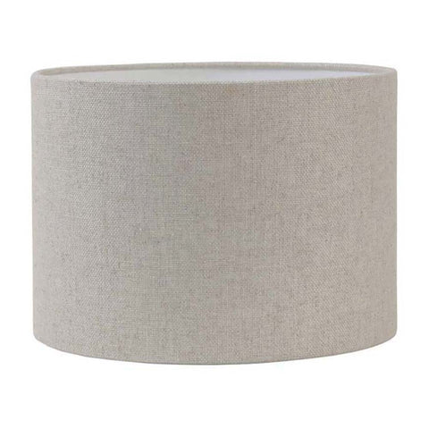 Pantalla cilíndrica de lino natural para lámpara de mesa lámpara de mesa 30-30-21