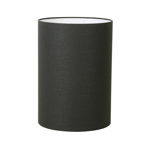 Pantalla cilíndrica de lino gris antracita TL 30-30-42