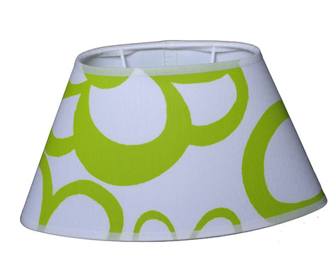 Tischlampe Oval Chintz Blume Grün