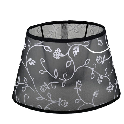 lampenschirm oval transparent schwarz weiß