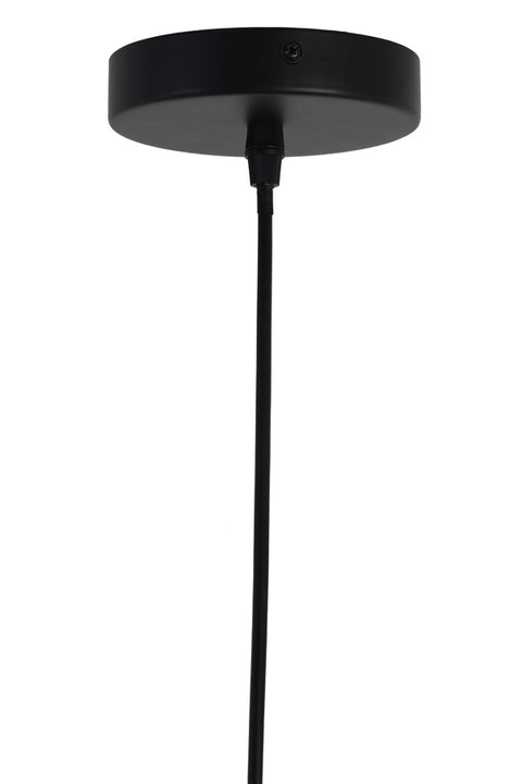 Hanging lamp Ø53x49 cm EVELIE rattan black 2922512