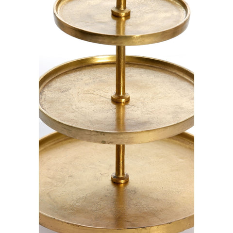 Etagere 3 Stöckig Metall Gold Deko Ständer 3 Lagig 6612085