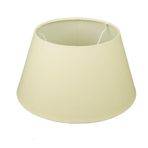 lampenschirm für tischlampe in rund leinen cotton creme