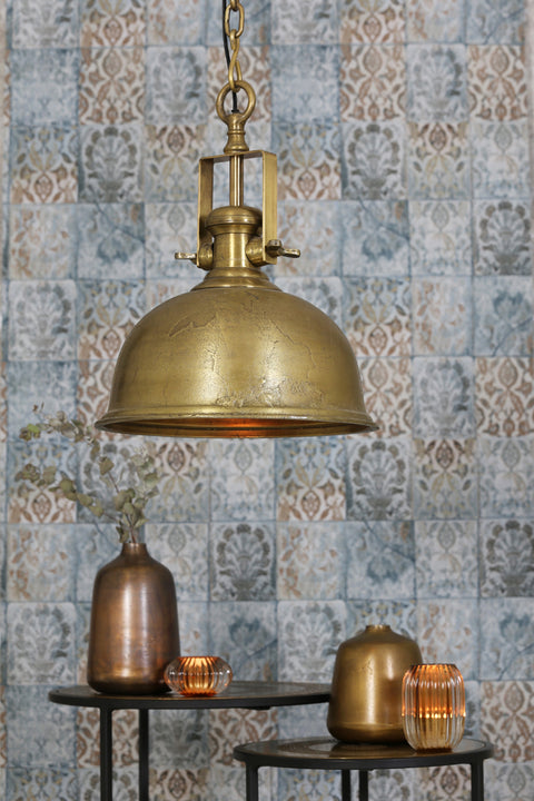 Hanging lamp Ø38x48 cm KENNEDY bronze-gold 3016618