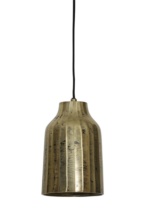 Hanging lamp Ø15x24 cm KYRIE antique gold 3094285