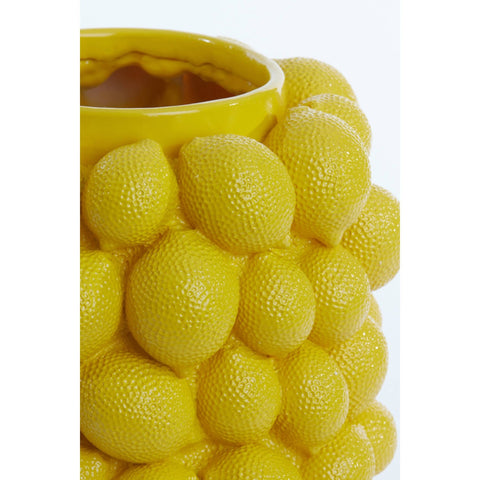 Jarrón decorativo amarillo Ø31x41 cm