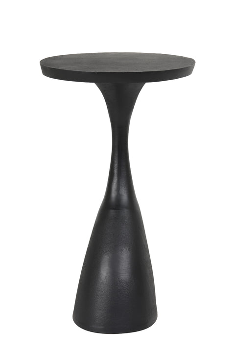 Mesa auxiliar negro mate 40x33x55 cm