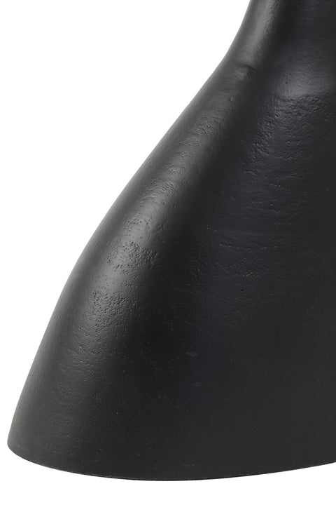 Mesa auxiliar negro mate 40x33x55 cm