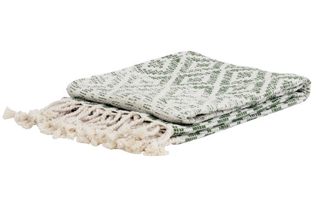 Manta Plaid 125x150 cm Boyala Verde Natural 6818381