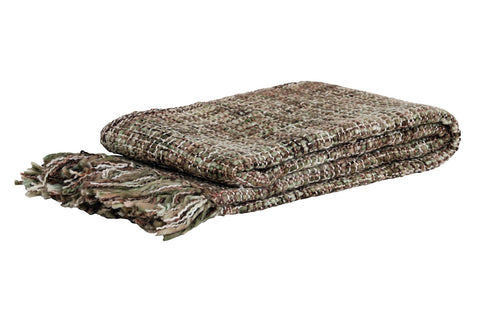 Blanket Plaid 125x150 cm Selvic White Brown 6837382