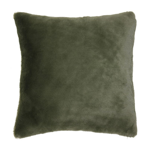 Kissen 45x45cm oliv grün inklusive Füllung und Reißverschluss