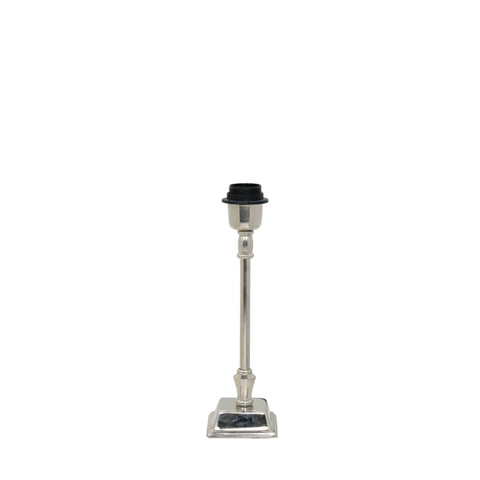 Lámpara de mesa cuadrada pulida H30cm