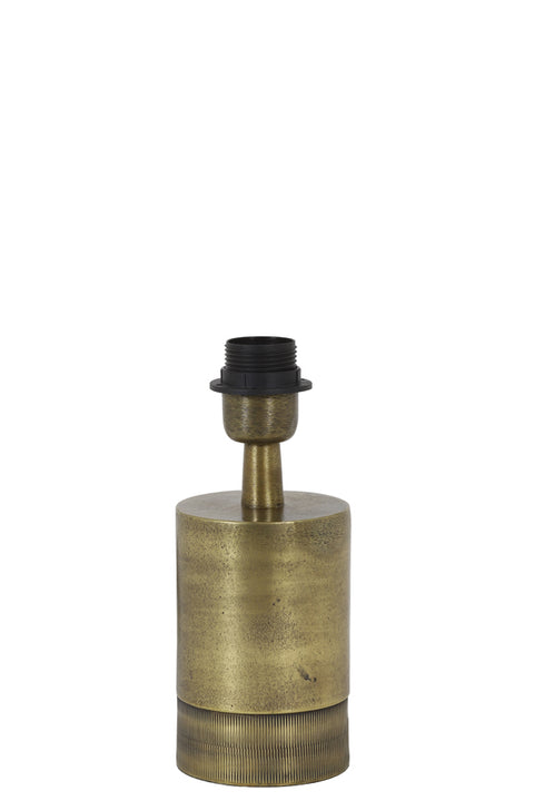 Tischlampe Rund roh Bronze Tischleuchte