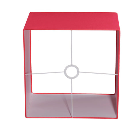 vierkant lampenschirm rot