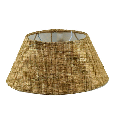 lampenschirm oval naur leinen beige