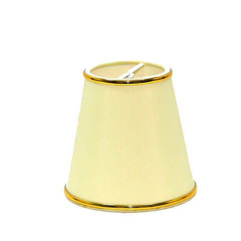 lampenschirm aufstecker chintz creme gold