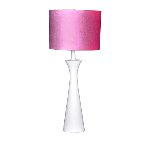 zischleuchte holz lampenschirm velur rose