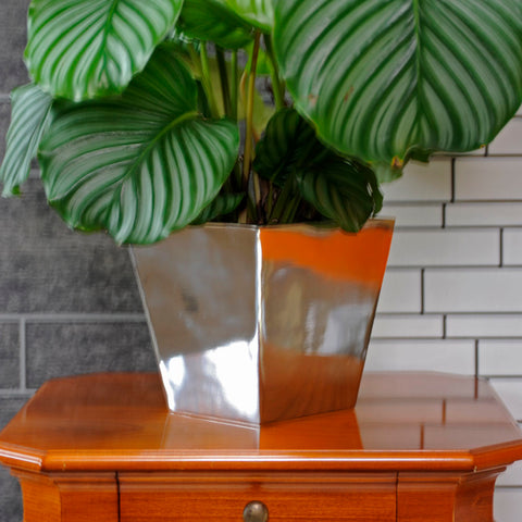 Blumentopf Alu Poliert