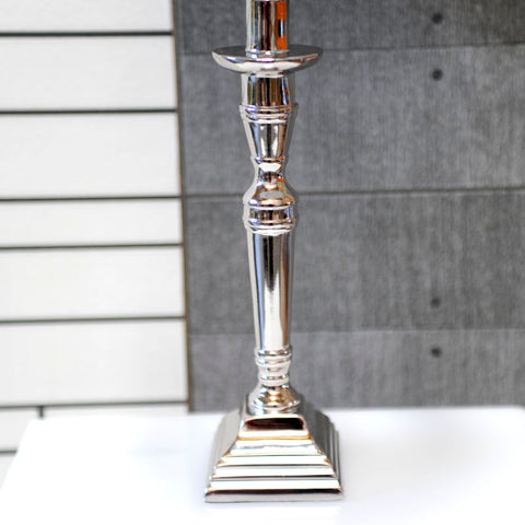 Tischlampe Vierkant Chrom Poliert