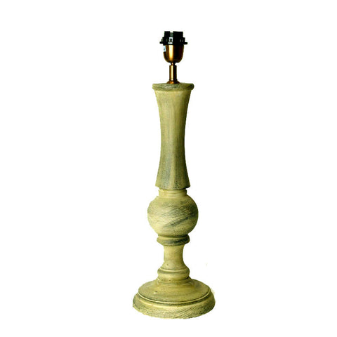 tischleuchte holz latina cauntry antik beige