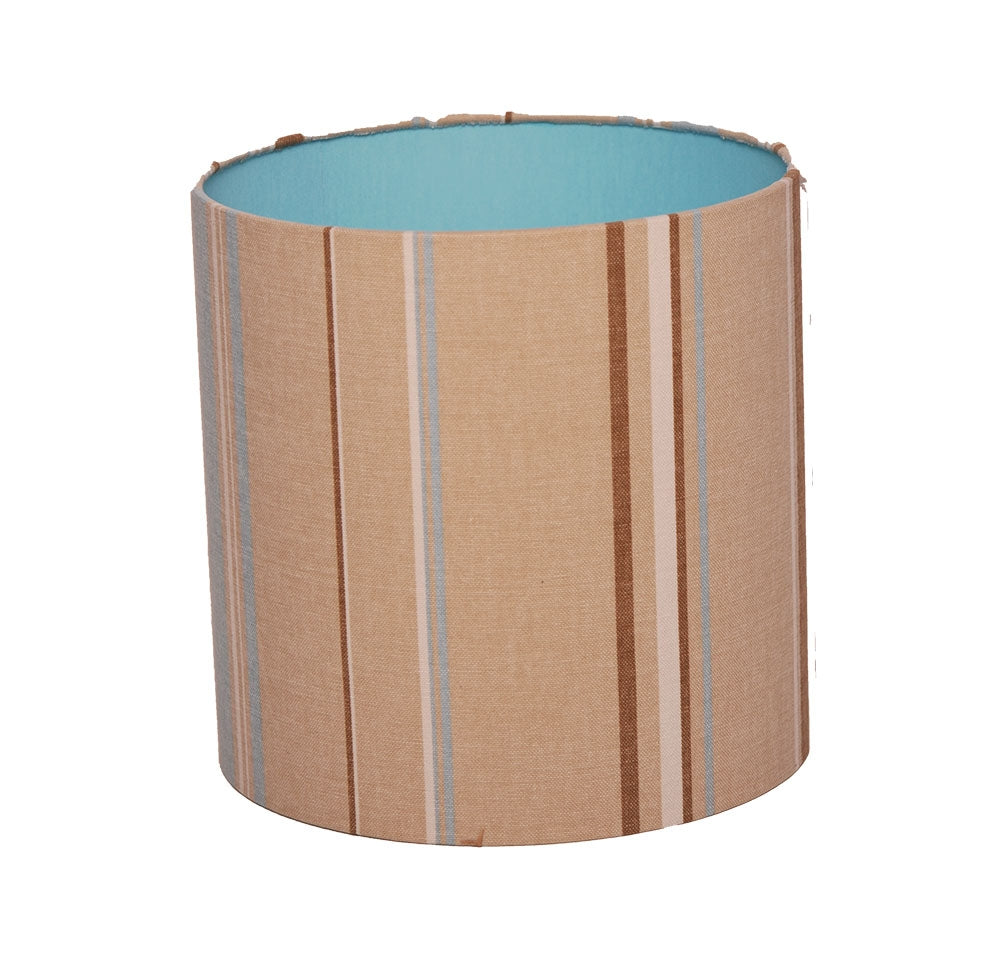 Pantalla Para Lámpara De Mesa Cilíndrica Dune Lemon - Color Amarillo, Tela, Para Portalámparas E27