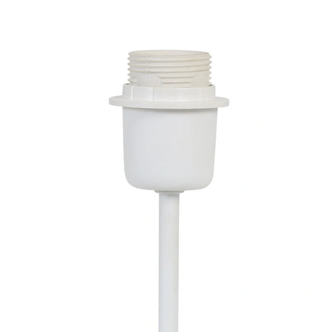 Lámpara de mesa blanca mate, lámpara de mesa de 45 cm de altura.
