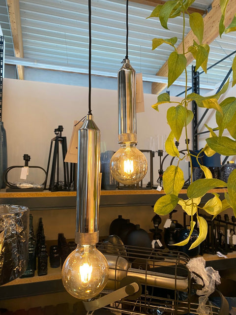 Hanging lamp Ø5x20 cm DARI nickel 2919719