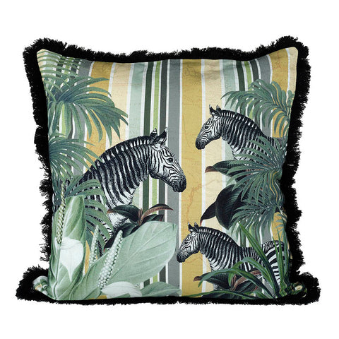 Cojín 45x45cm con relleno cojín decorativo cojín de sofá cojín decorativo Verde Safari