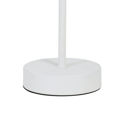 Lámpara de mesa blanca mate, lámpara de mesa de 45 cm de altura.