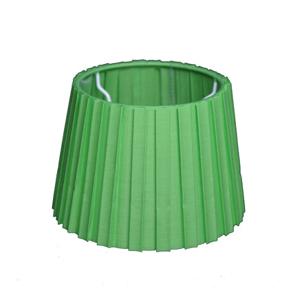 Lampshade Chintz Green Box Pleated TL 16-13-12 Round
