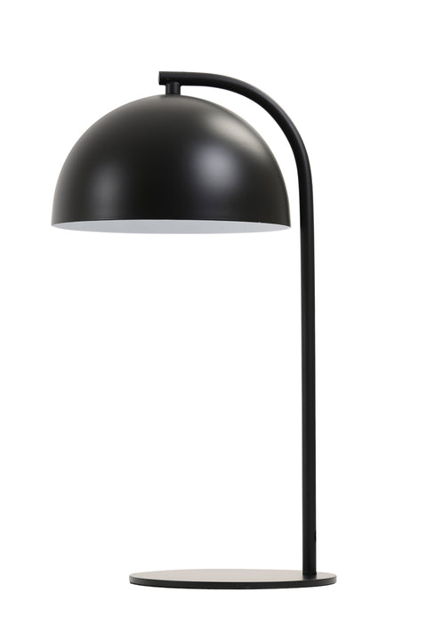 Retro Tischlampe Metall Matt Schwarz Tischleuchte