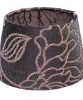 lampenschirm leinen braun beige