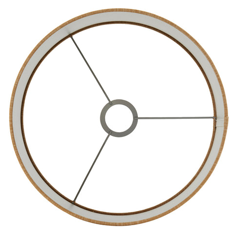 Lampshade cylinder in velour brown for table lamp 20-20-15