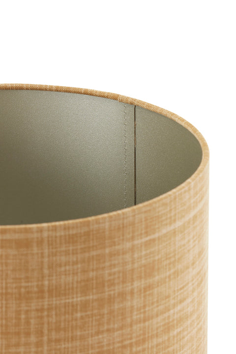 Lampshade cylinder in velour brown for table lamp 20-20-15