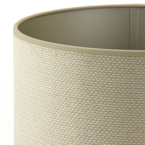 Pantalla cilíndrica de terciopelo gris antracita para lámpara de sobremesa y de pie 30-30-21