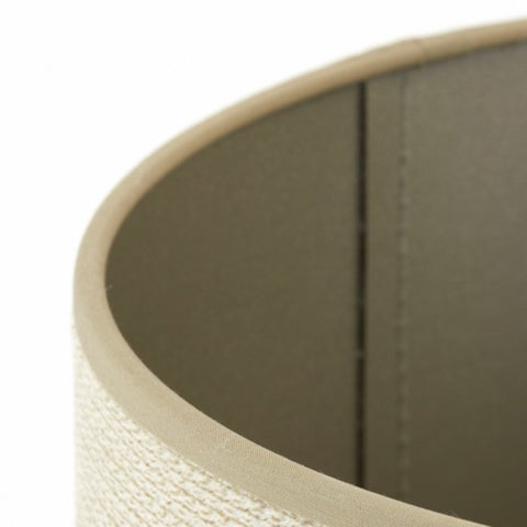 Pantalla cilíndrica de terciopelo gris antracita para lámpara de sobremesa y de pie 30-30-21