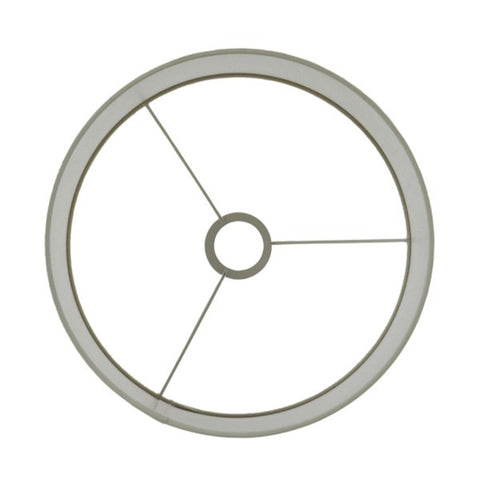 Lampenschirm Zylinder in Leinen Perle Weiß für Tischleuchte Tischlampe 25-25-18cm