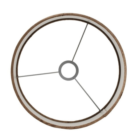 Lampenschirm Zylinder in Velours Schokobraun für Standlampe Hängelampe 35-35-30cm